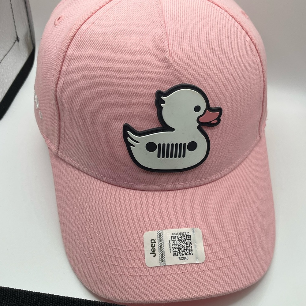 Jeep Pink Cap with Duck Emblem New